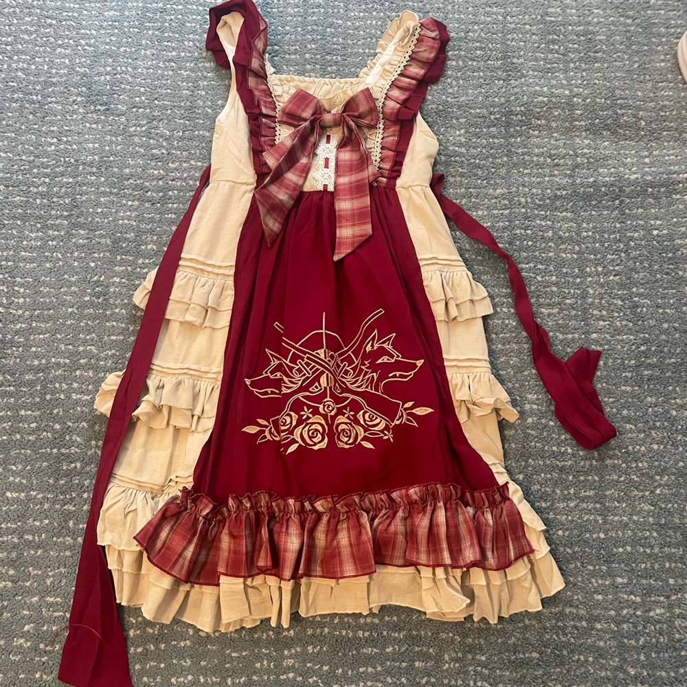 Red Lolita dress